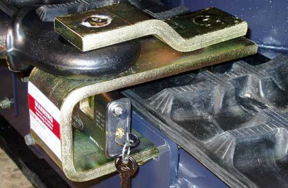Track Lock Large - Track mounted with weld plate