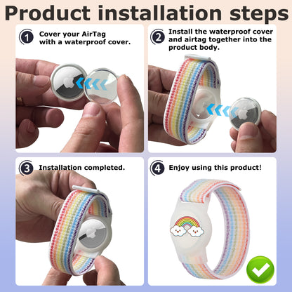 AirTag-Armband – Blau